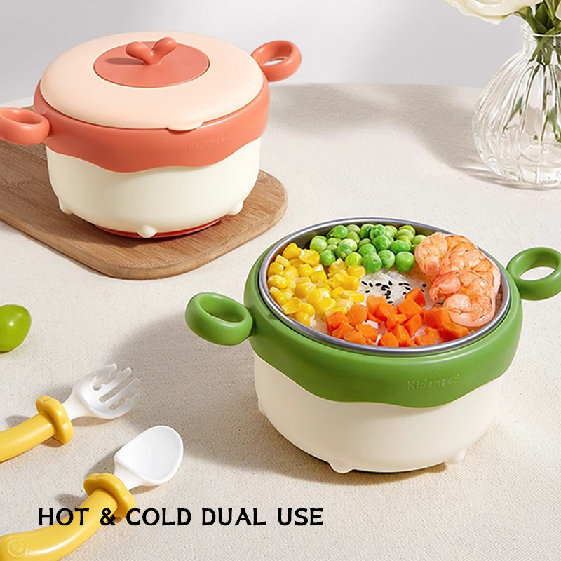 Bento Box Two Tier - Baby Food Bowl Thermal Jar Insulated