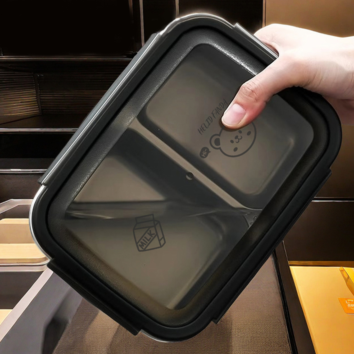 WORTHBUY 2/3 Grids 304 Stainle - Bento Box Two Tier recension och pris