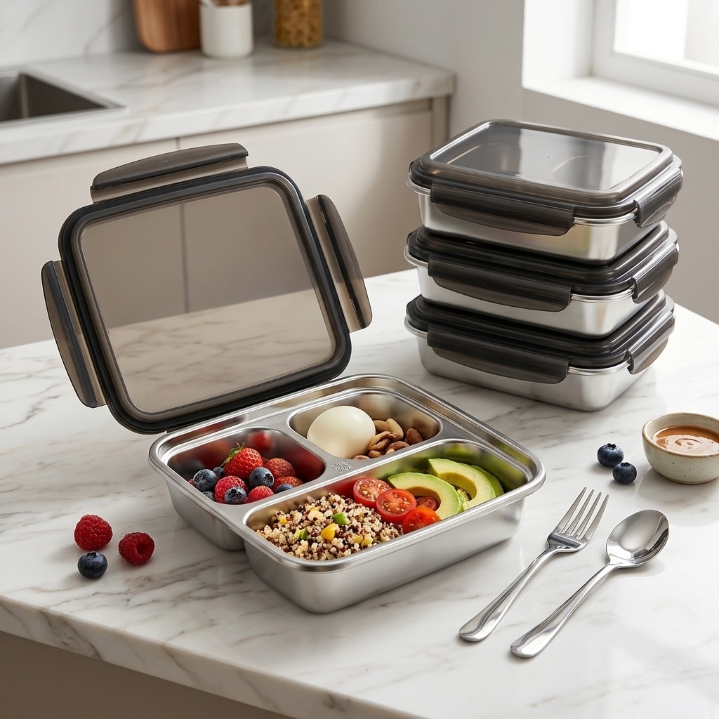 Large Capacity Lunch Container - Bento Box Two Tier recension och pris