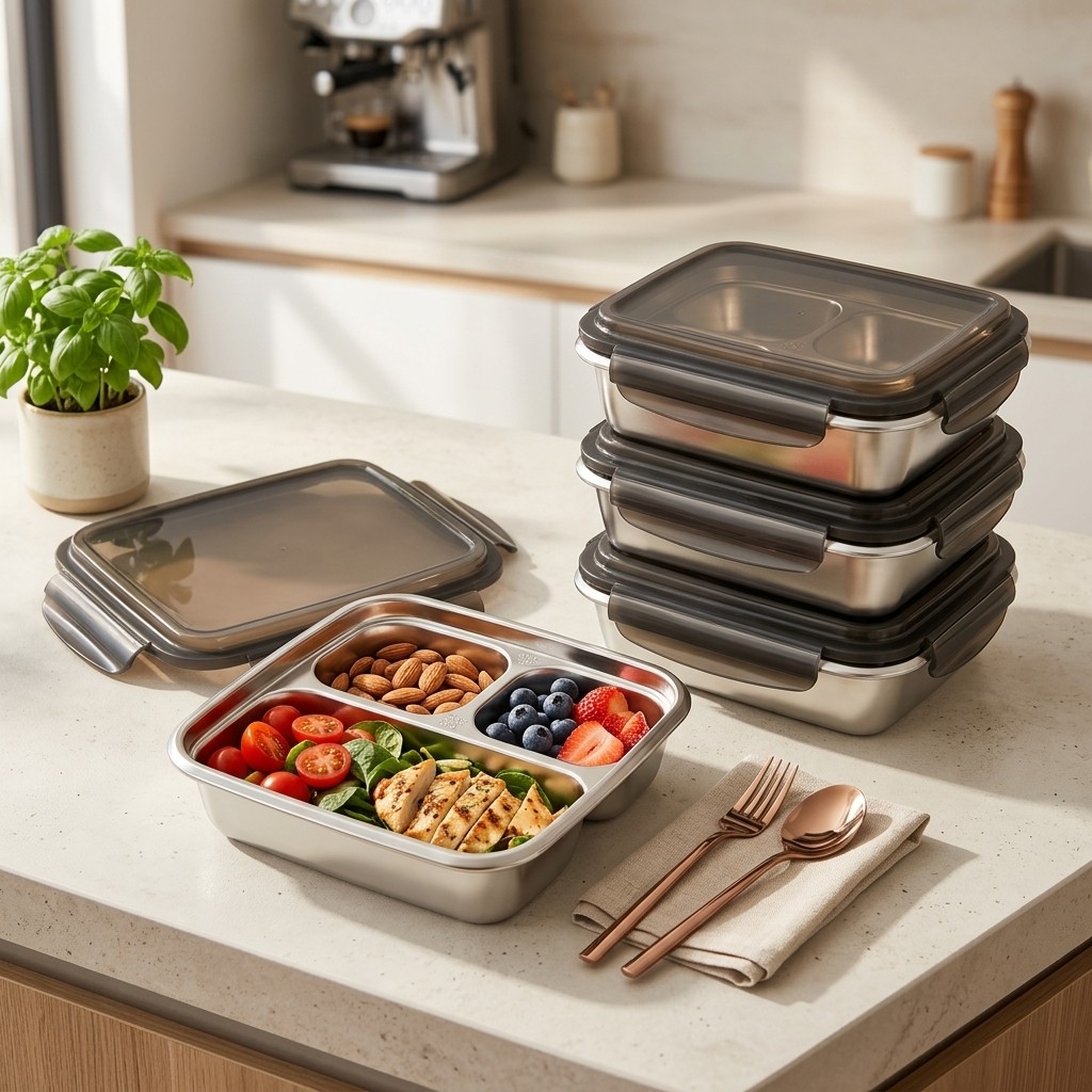Large Capacity Lunch Container - Bento Box Two Tier recension och pris