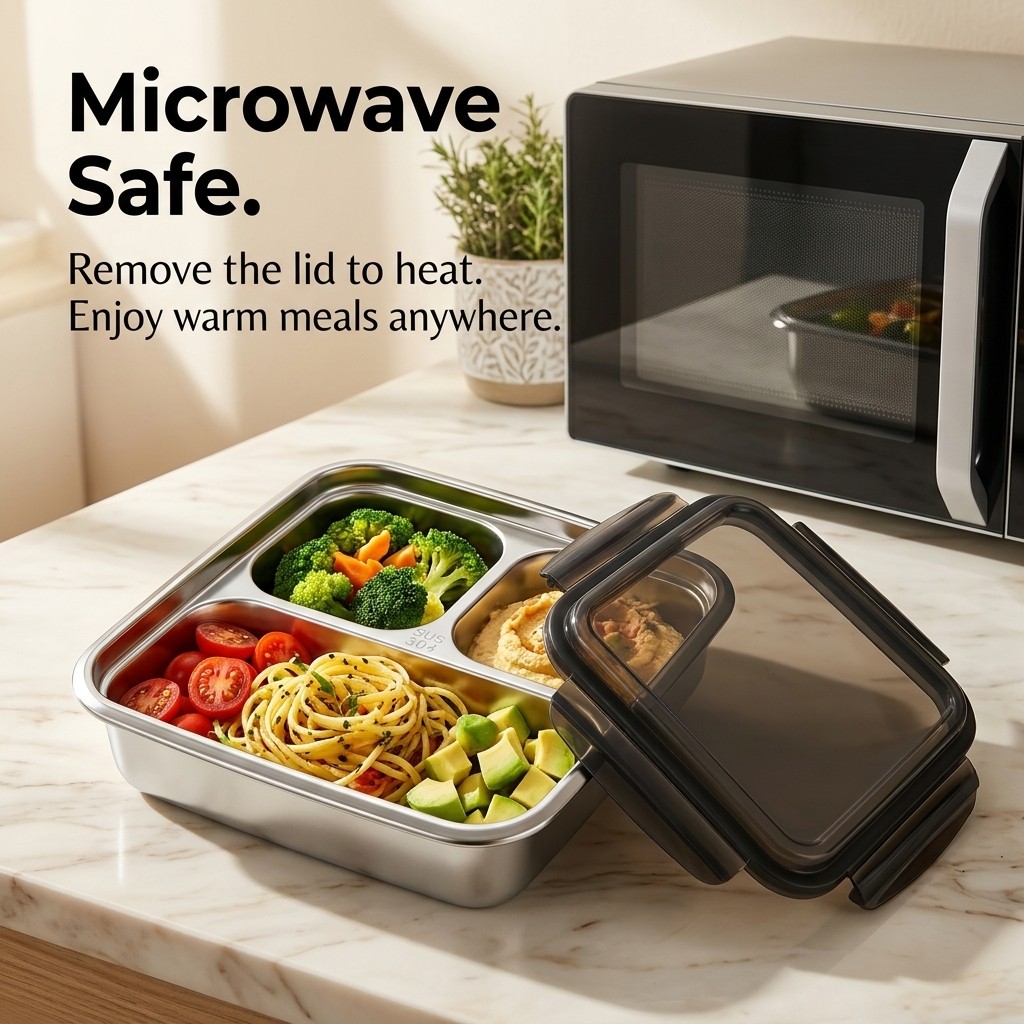 Large Capacity Lunch Container - Bento Box Two Tier recension och pris