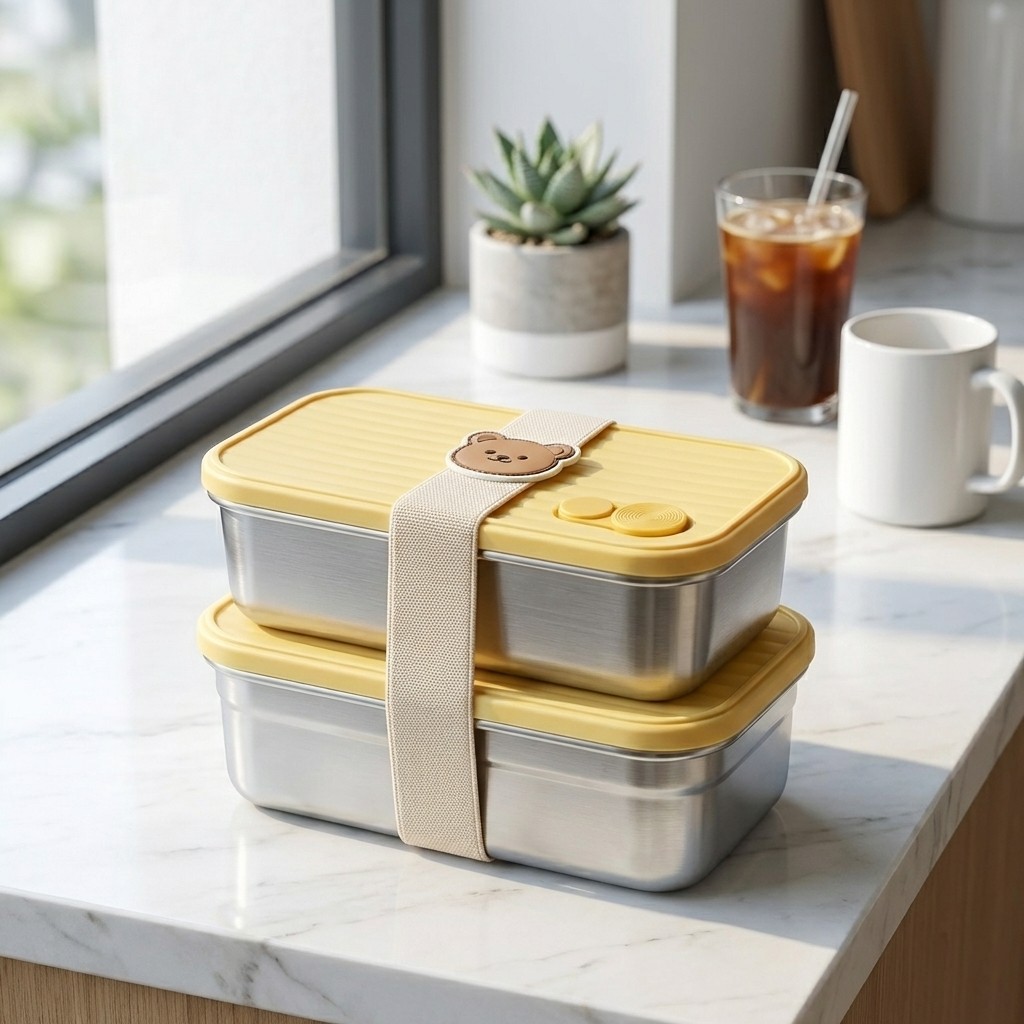 304 Stainless Steel Bento Lunc - Bento Box Two Tier recension och pris