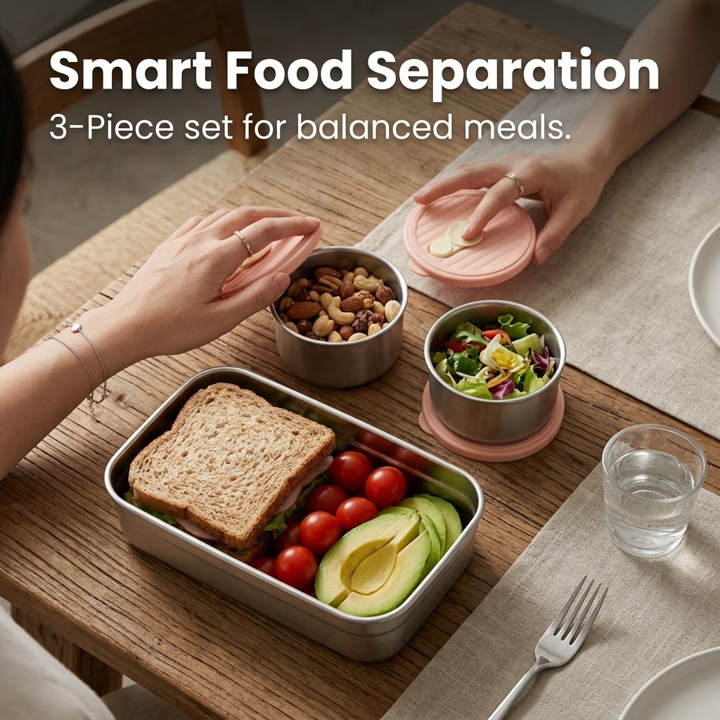 Bento Lunch Box Set Microwave  - Bento Box Two Tier recension och pris