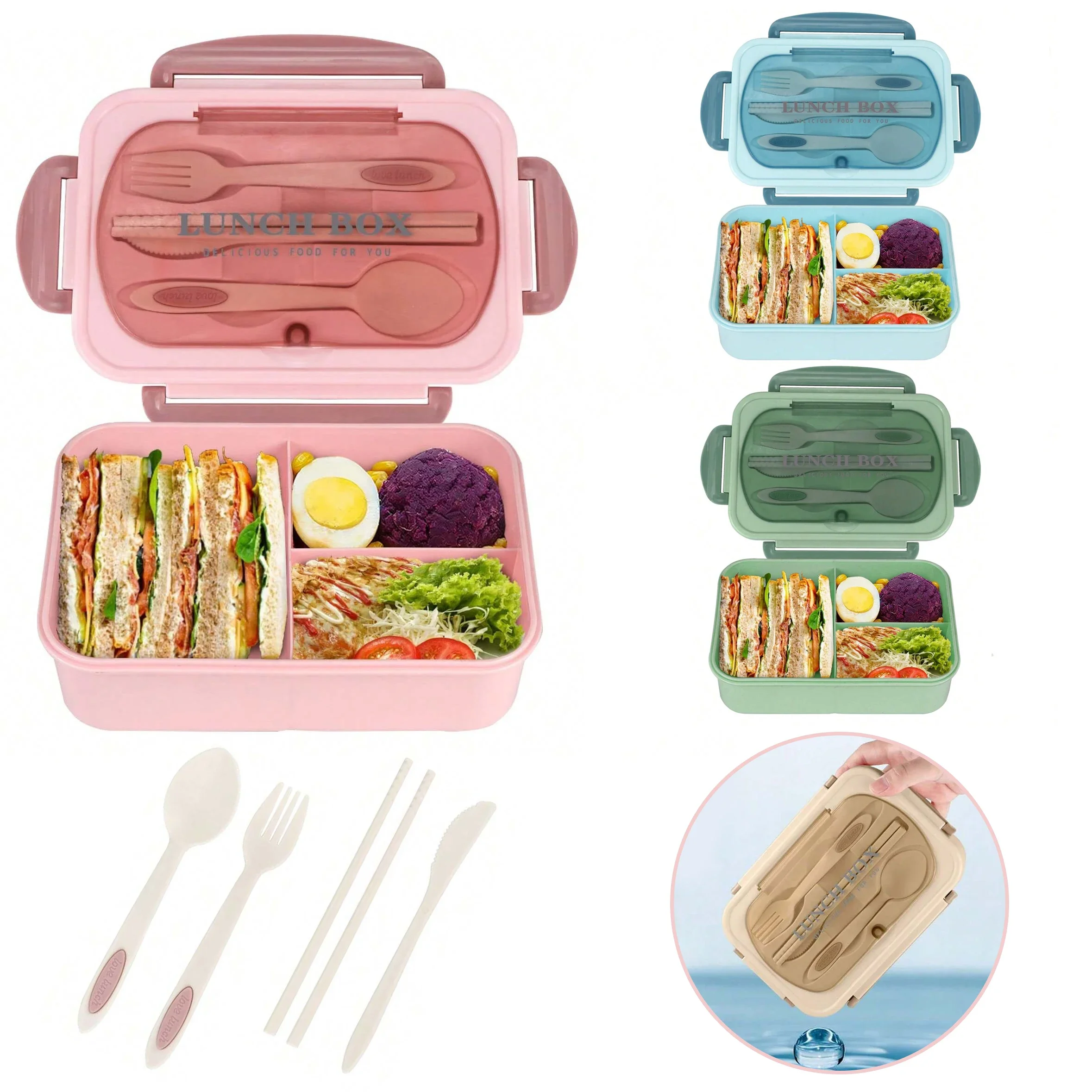 Bento Box Adult Lunch Box, Con - Bento Box Two Tier recension och pris