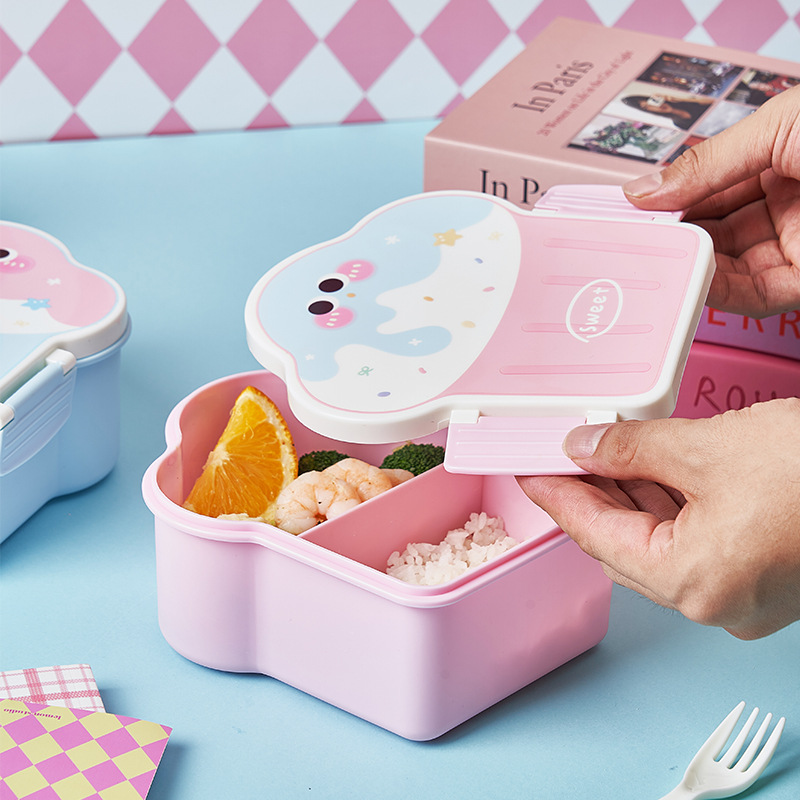 Cute Bento Lunch Box School He - Bento Box Two Tier recension och pris