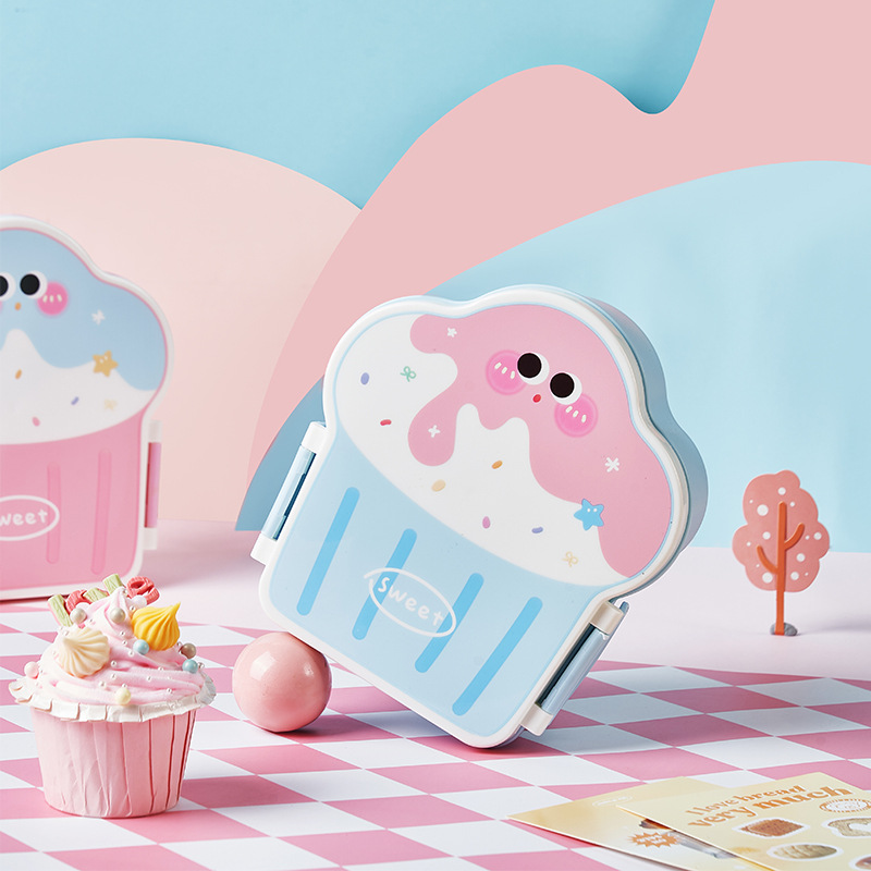 Cute Bento Lunch Box School He - Bento Box Two Tier recension och pris