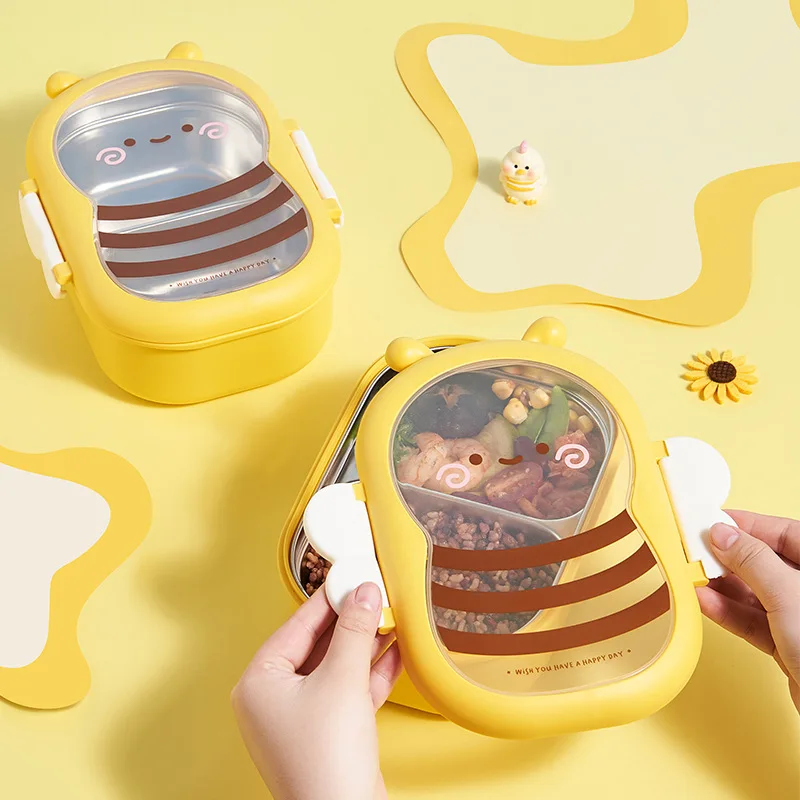 Portable Lunch Box for Student - Bento Box Two Tier recension och pris