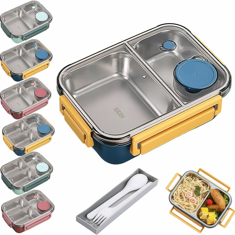 850ml Portable Lunch Boxes for - Bento Box Two Tier recension och pris