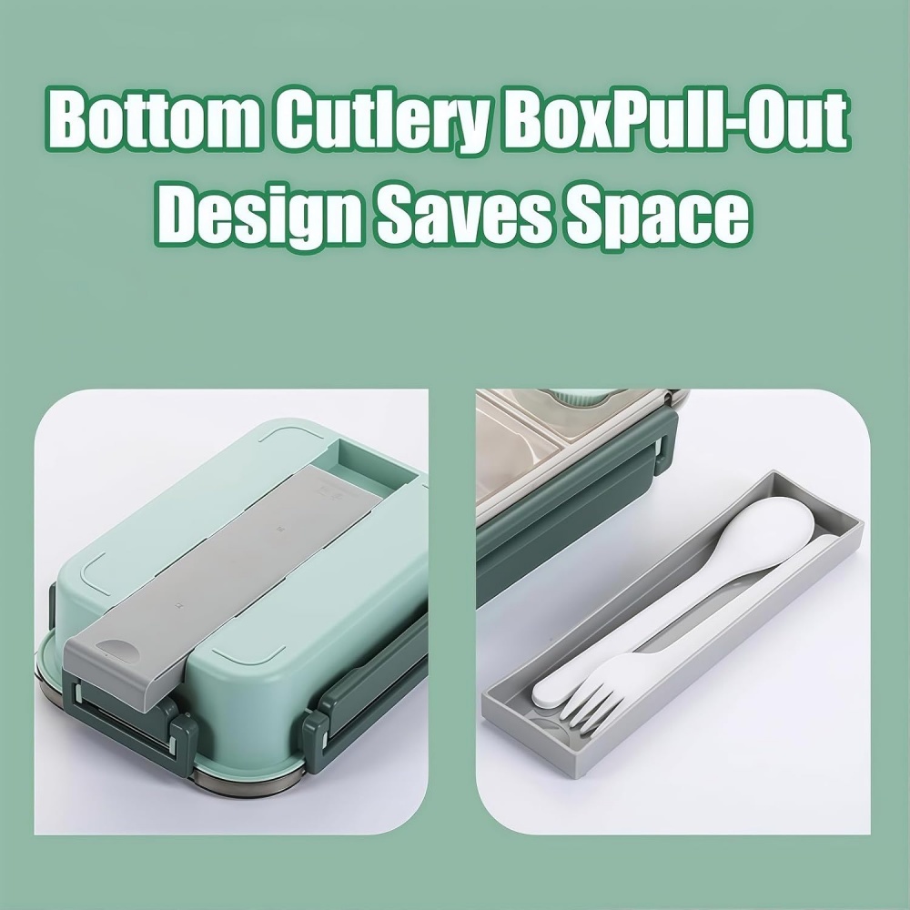 850ml Portable Lunch Boxes for - Bento Box Two Tier recension och pris