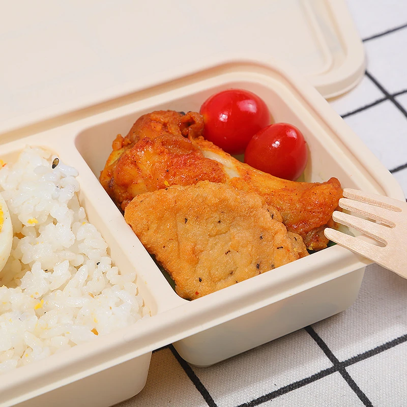 Hamburger Lunch Box Double Tie - Bento Box Two Tier recension och pris