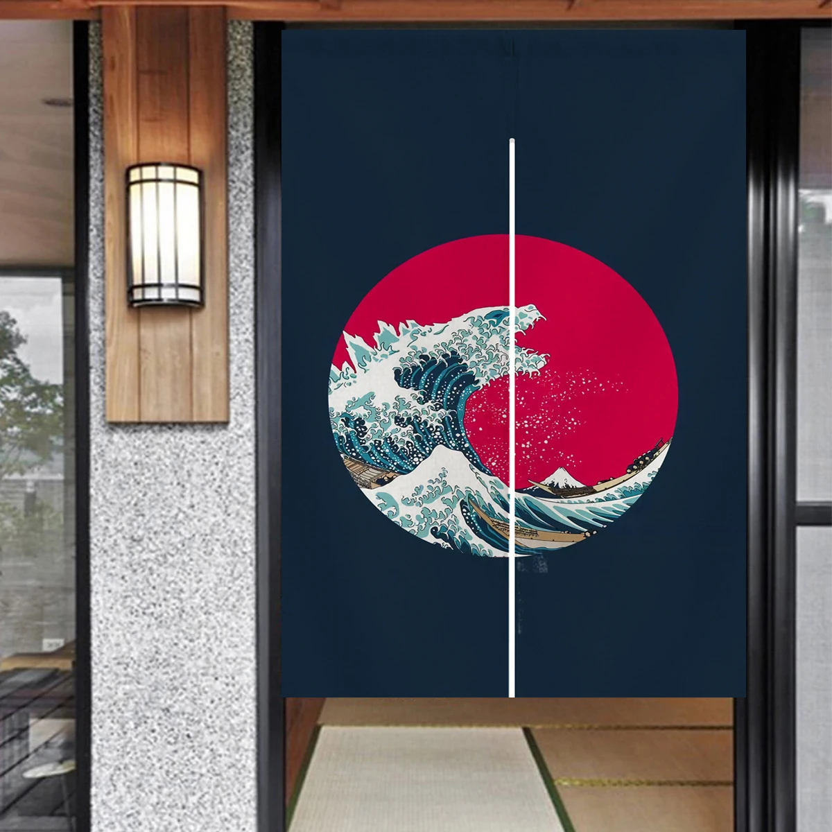 Ofat Home Japanese Wave Patter - Noren Curtain Doorway recension och pris