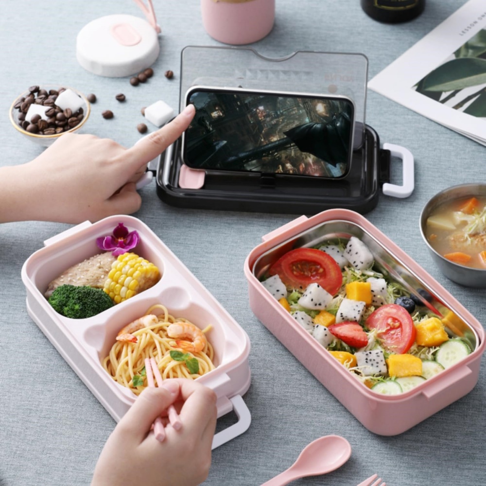 1pack Lunch Box Double-layer P - Bento Box Two Tier recension och pris