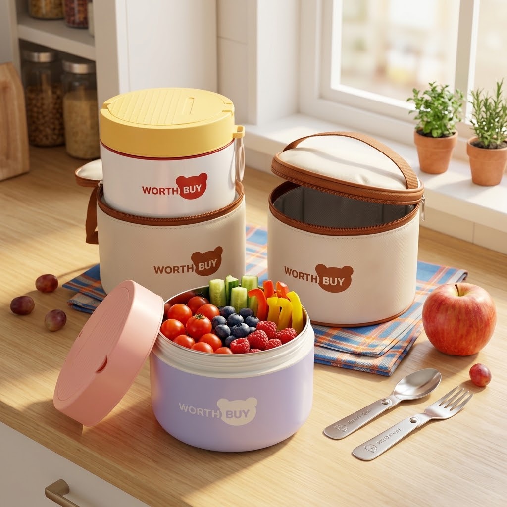 304 Stainless Steel Thermal Lu - Bento Box Two Tier recension och pris