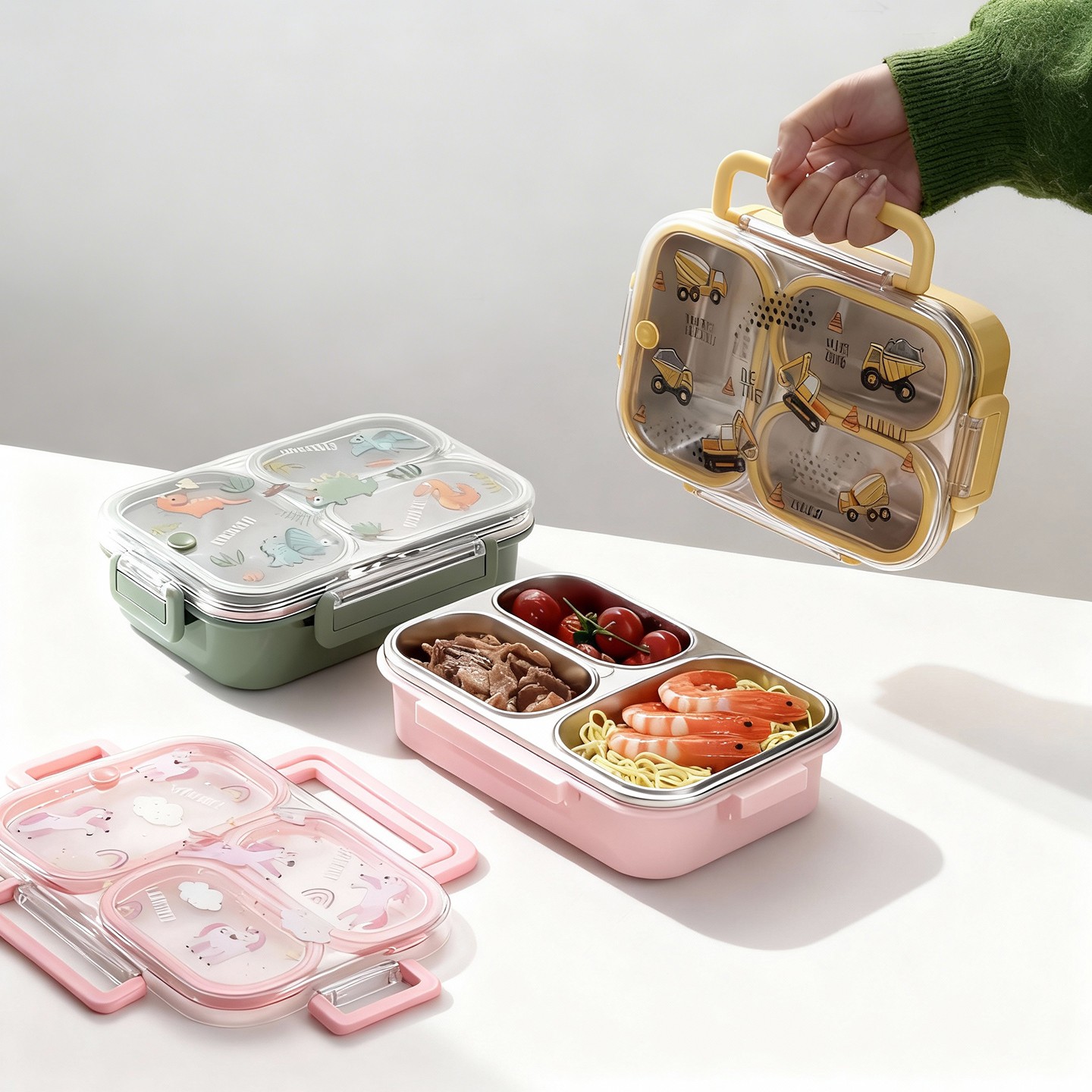 Large Capacity Cartoon Childre - Bento Box Two Tier recension och pris